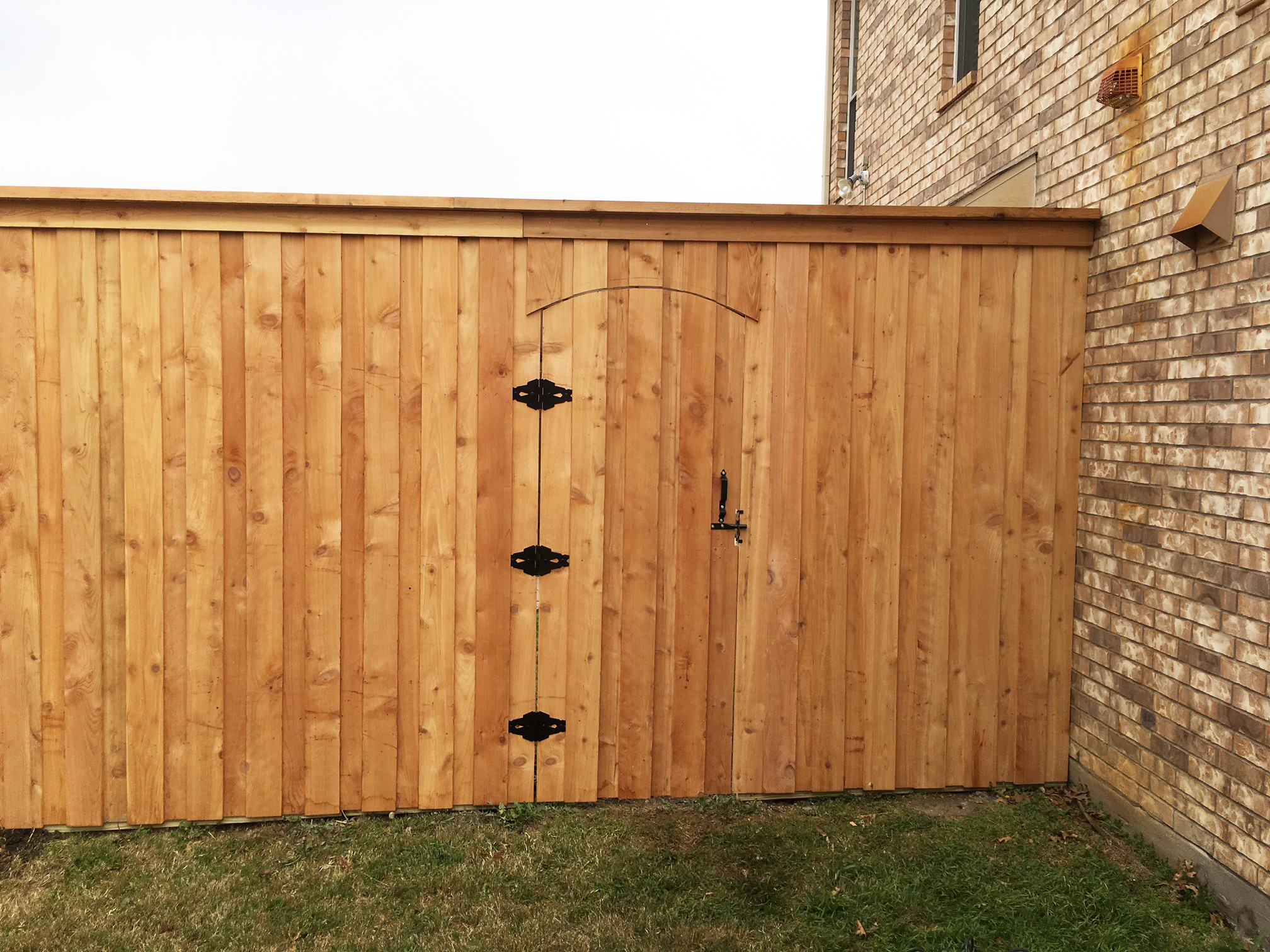 Awesome 8 foot Board on Board Cedar fence in Frisco